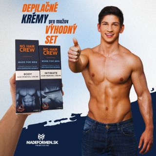 Dvojnásobná starostlivosť pre hladkú pokožku! S No Hair Crew DUOSET máš všetko, čo potrebuješ: 👉 Krém na telo – rýchlo a...