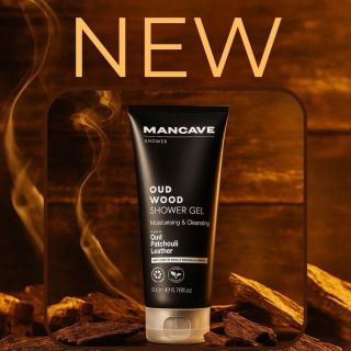Zabaľ svoje telo do prírodného zlata!🪾⚜️ S novými sprchovými gélmi Mancave s vôňou oudového dreva po Tebe zostane...